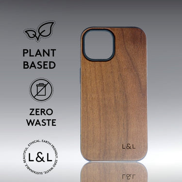 Eco Friendly Walnut iPhone 14 Case - Loam & Lore